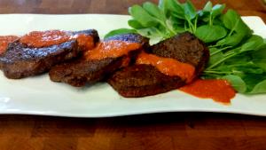1 Oz Ground Elk Meat (Cooked, Pan-Broiled)