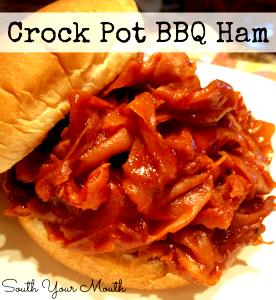 1 Oz Ham or Pork with Barbecue Sauce (Mixture)