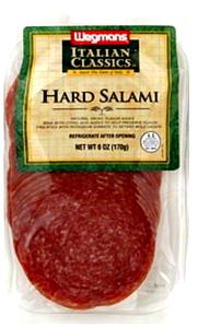 1 Oz Hard Salami - Wegmans Italian Classics Lower Fat Deli