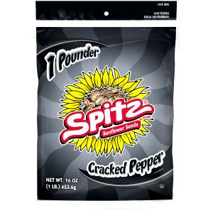 1 oz hulled seeds (28 g) Cracked Pepper Sunflower Seeds