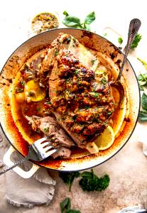 1 Oz Lamb Leg & Shoulder, Raw, Slo