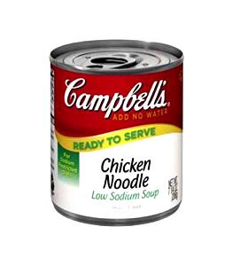1 Oz Low Sodium Vegetable Chicken Soup (Prepared with Water, Canned)