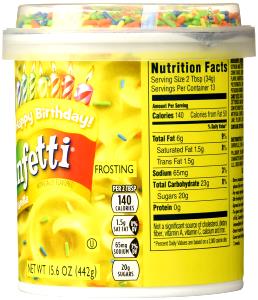 1 Oz Margarine (Corn, Hydrogenated Soybean and Cottonseed)
