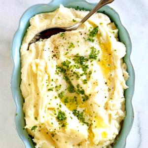 1 Oz Mashed Potato made with Milk, Sour Cream and/or Cream Cheese and Fat (from Fresh)