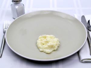 1 Oz Mashed Potatoes (Whole Milk and Margarine Added)