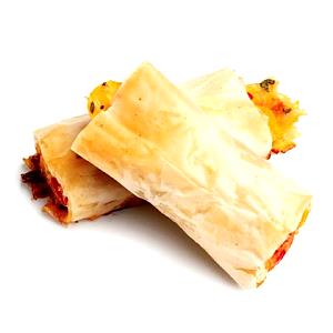 1 Oz Meat and Cheese Turnover in Tomato-Based Sauce