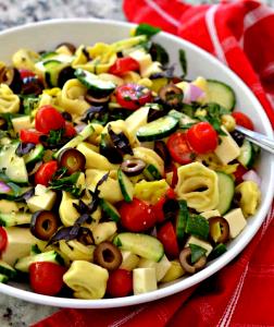 1 Oz Meatless Cheese Filled Tortellini with Vinaigrette Dressing