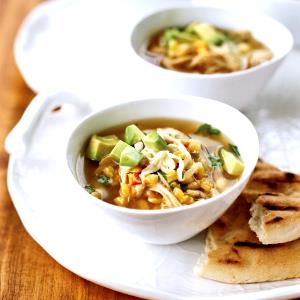 1 Oz Mexican Style Chicken or Turkey and Corn Hominy Soup (Pozole)
