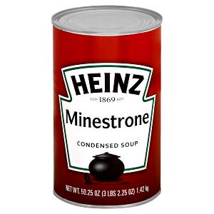 1 Oz Minestrone Soup (Canned, Condensed)
