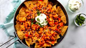1 Oz Nachos with Chicken or Turkey and Cheese