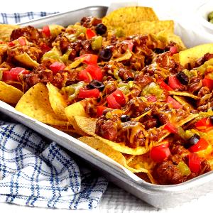 1 Oz Nachos with Chili