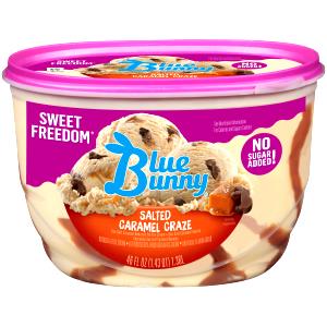1 Oz No Sugar Added Light Ice Cream (Flavors Other Than Chocolate)