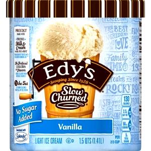 1 Oz No Sugar Added Light Ice Cream