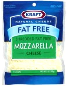 1 Oz Nonfat or Fat Free Mozzarella Cheese