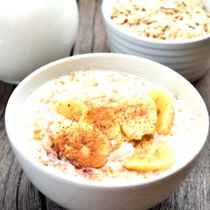 1 Oz Oatmeal Cereal W/Bananas, Prepared