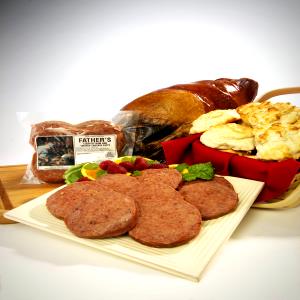 1 Oz Of Smoked or Cured Ground Ham Patty