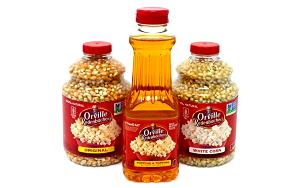 1 Oz Oil Popped White Popcorn