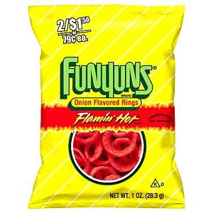 1 Oz Onion Flavored Rings, Flamin