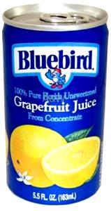 1 Oz Orange-Grapefruit Juice (Unsweetened, Canned)