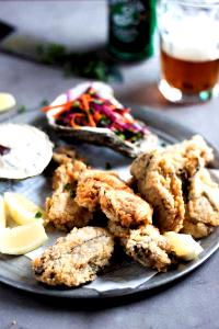 1 Oz Oysters (Battered or Breaded and Fried)