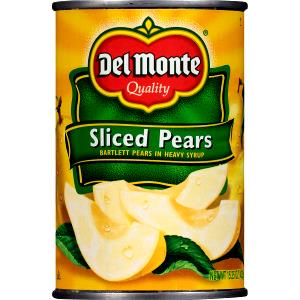1 Oz Pears (Solids and Liquids, Heavy Syrup Pack, Canned)