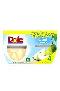 1 Oz Pears (Solids and Liquids, Juice Pack, Canned)