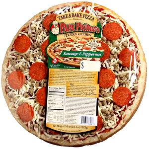 1 Oz Pepperoni and Sausage Pizza