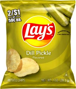 1 Oz Pickle, Dill Chips