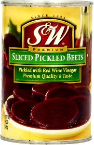 1 Oz Pickled Beets (Solids and Liquids, Canned)
