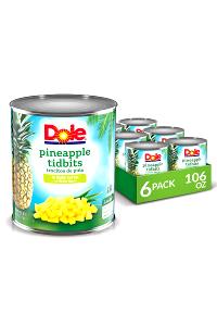 1 Oz Pineapple in Light Syrup (Cooked or Canned)