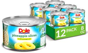 1 Oz Pineapple (Solids and Liquids, Juice Pack, Canned)