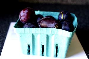 1 Oz Plum W/ Tapioca, Strained