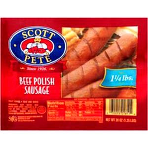 1 Oz Polish Sausage (Beef with Chicken, Hot)