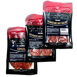 1 Oz Pork and Beef Italian Salami (50% Less Sodium, Sliced, Dry)