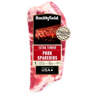 1 Oz Pork Spareribs, Raw, Slf