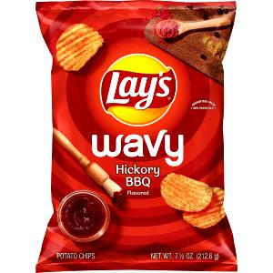 1 Oz Potato Chips, Hickory Barbecue, Wavy