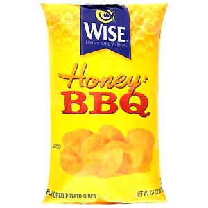 1 Oz Potato Chips, Honey Barbecue, Reduced Fat