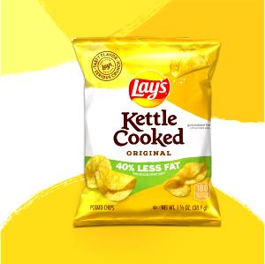 1 Oz Potato Chips, Original, Kettle Cooked, Reduced Fat