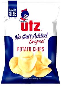 1 Oz Potato Chips, Plain, No Added Salt