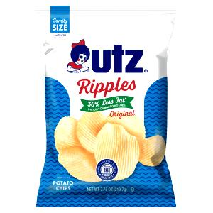 1 Oz Potato Chips, Ripple, Reduced Fat