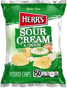 1 Oz Potato Chips, Sour Cream & Onion