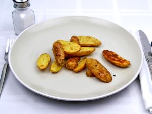 1 Oz Potatoes (Flesh, Without Salt, Microwaved)