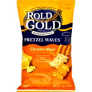1 Oz Pretzel Waves, Cheddar Blend