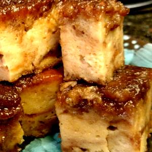 1 Oz Puerto Rican Bread Pudding Made with Evaporated Milk and Rum (Budin De Pan)