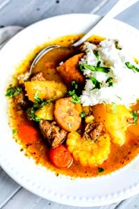 1 Oz Puerto Rican Style Beef and Rice Soup