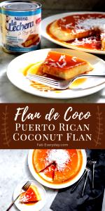 1 Oz Puerto Rican Style Coconut Custard (Flan De Coco)