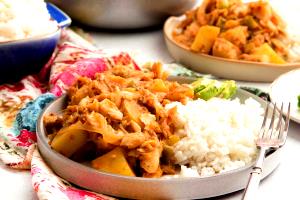 1 Oz Puerto Rican Style Codfish, Rice and Vegetable Soup