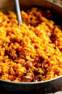 1 Oz Puerto Rican Style Rice with Vienna Sausage (Arroz Con Salchichas)
