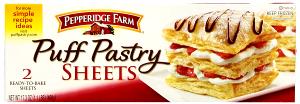 1 Oz Puff Pastry (Frozen, Baked)