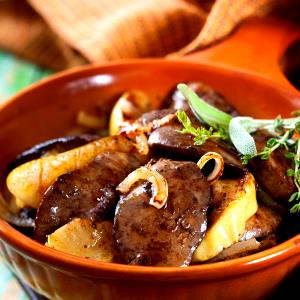 1 Oz Raw (yield After Cooking) Braised Chicken Liver